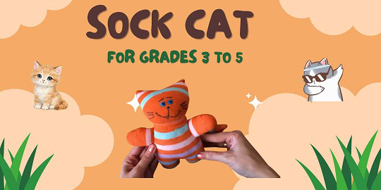 Sock Cat at The Hampton Library