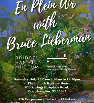 En Plein Air with Bruce Lieberman at the Pollock-Krasner House and Study Center