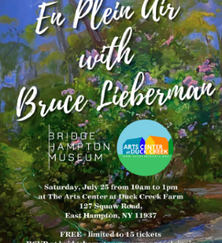 En Plein Air with Bruce Lieberman at The Arts Center at Duck Creek Farm
