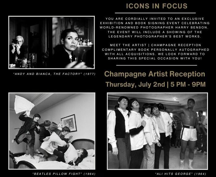 Harry Benson Artist Reception | Icons In Focus