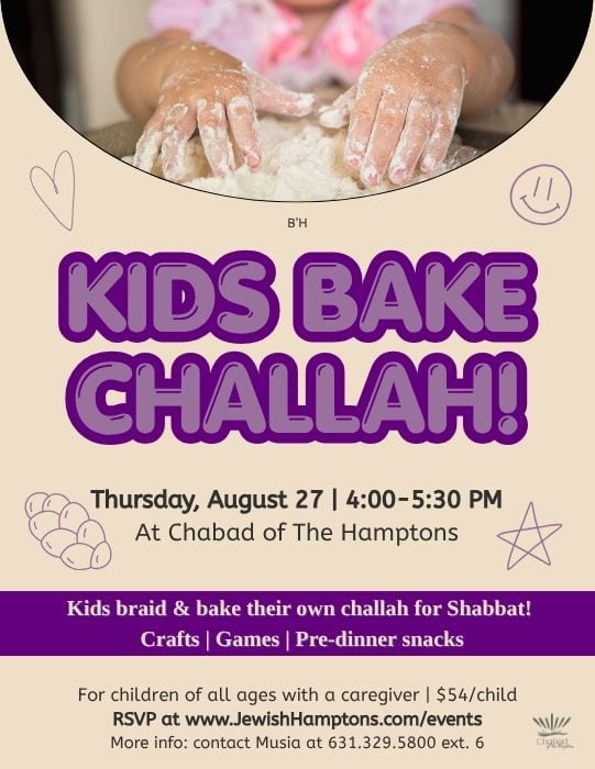 Kids Bake Challah