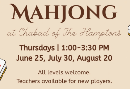 Mahjong at Chabad of The Hamptons