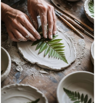 Nature Clay Trinket Tray