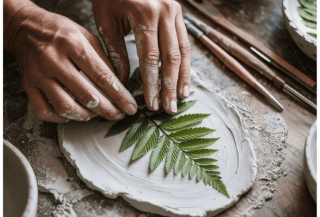 Nature Clay Trinket Tray