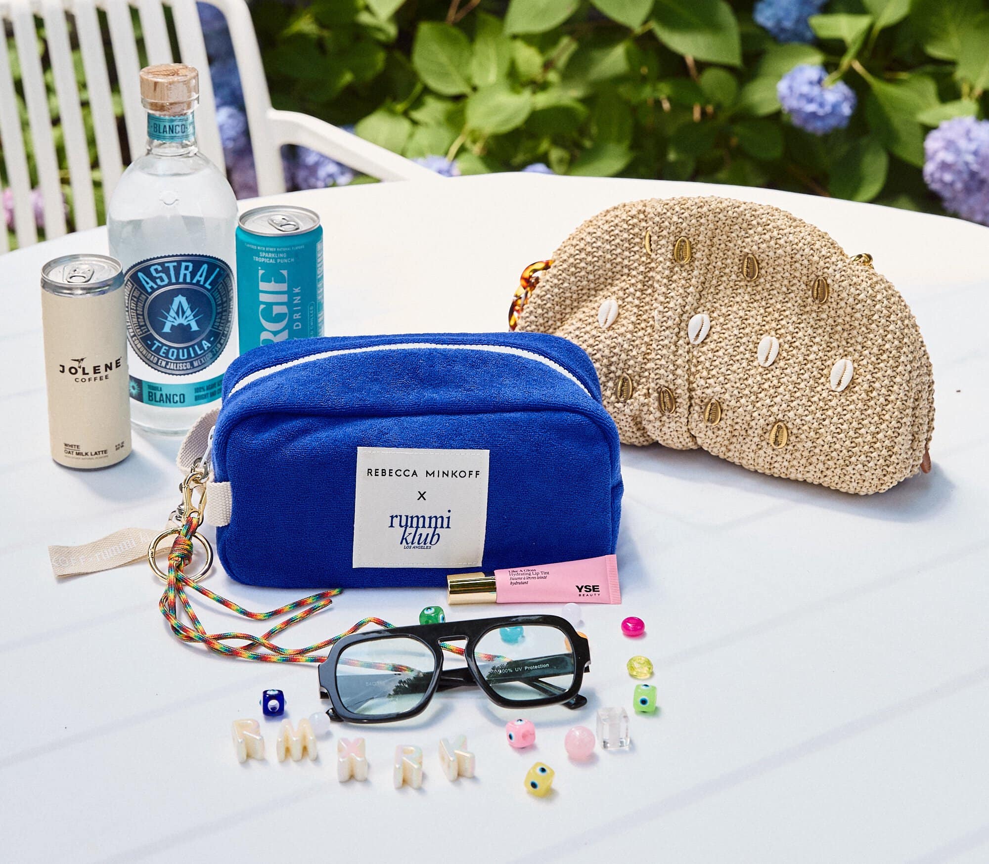 Last week, Rebecca Minkoff, alongside RummiKlubLA founders Laura Galvan and Marnie Wekselblatt, celebrated the launch of their first collaboration, a limited-edition blue terrycloth RummiKlubLA game set, with a Hamptons-style game day at the picturesque Maidstone Inn in East Hampton.