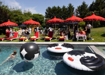 Inside ALICE+OLIVIA’s Poolside Celebration in Watermill