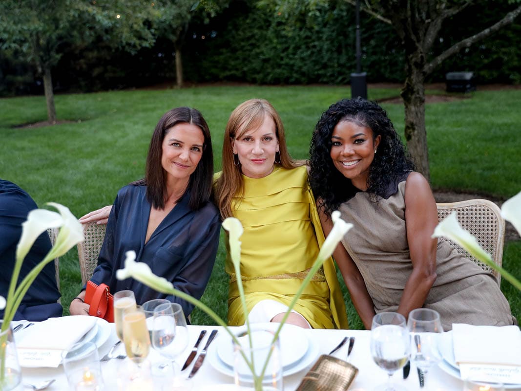 On Friday, July 24th, Daniella Vitale, CEO of Ferragamo Americas, and Gabrielle Union-Wade hosted an intimate dinner in the orchard at Topping Rose House in Bridgehampton to celebrate Ferragamo’s return to the Hamptons.