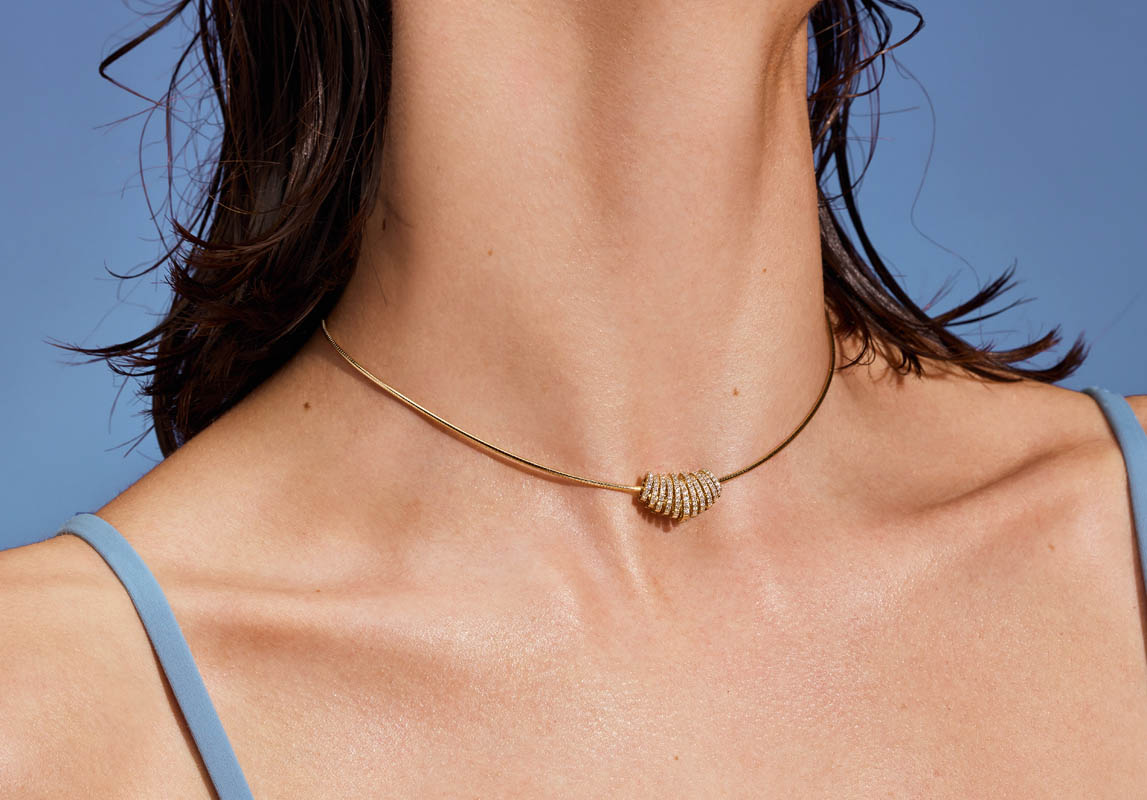 The designs themselves are intentionally versatile, and the personal part comes from the person wearing it. Some clients customize a piece, some choose a meaningful gemstone or charm, and others simply make it their signature. I love creating jewelry that gives people the opportunity to make it their own.