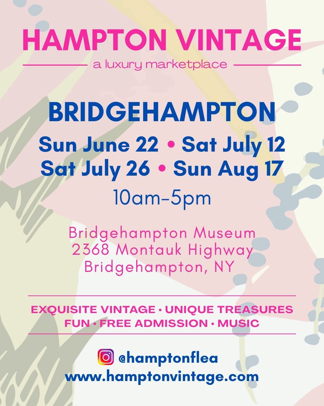 Hampton Vintage at the Bridgehampton Museum