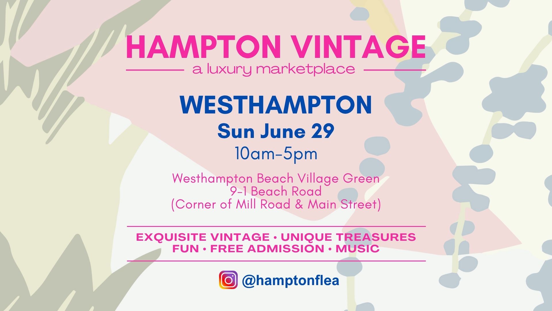 HAMPTON VINTAGE – A Luxury Marketplace