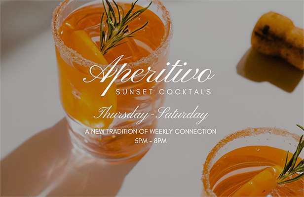 Aperitivo – Sunset Cocktail Hour