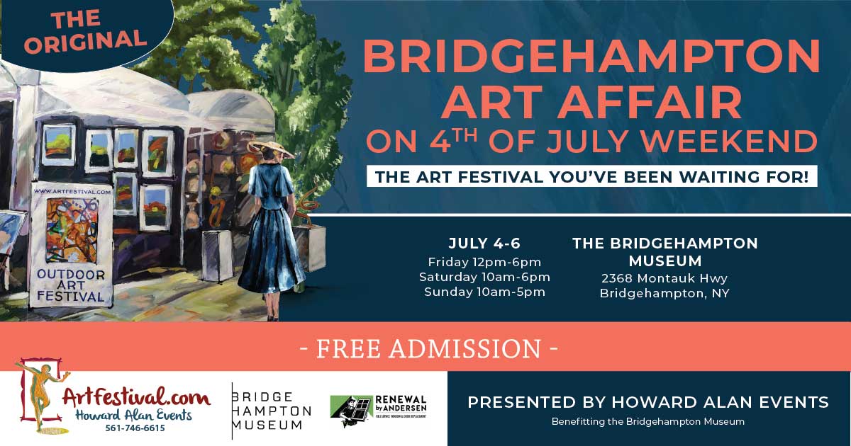 Bridgehampton Art Affair on 4th of July Weekend