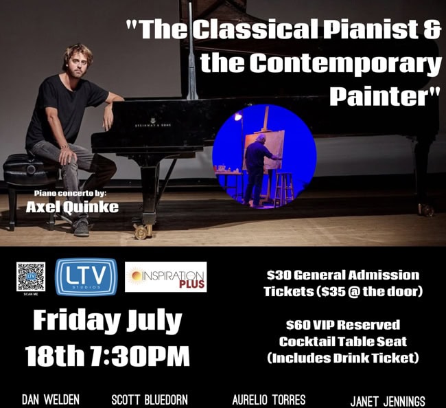 The Classical Pianist & the Contemporary Painter