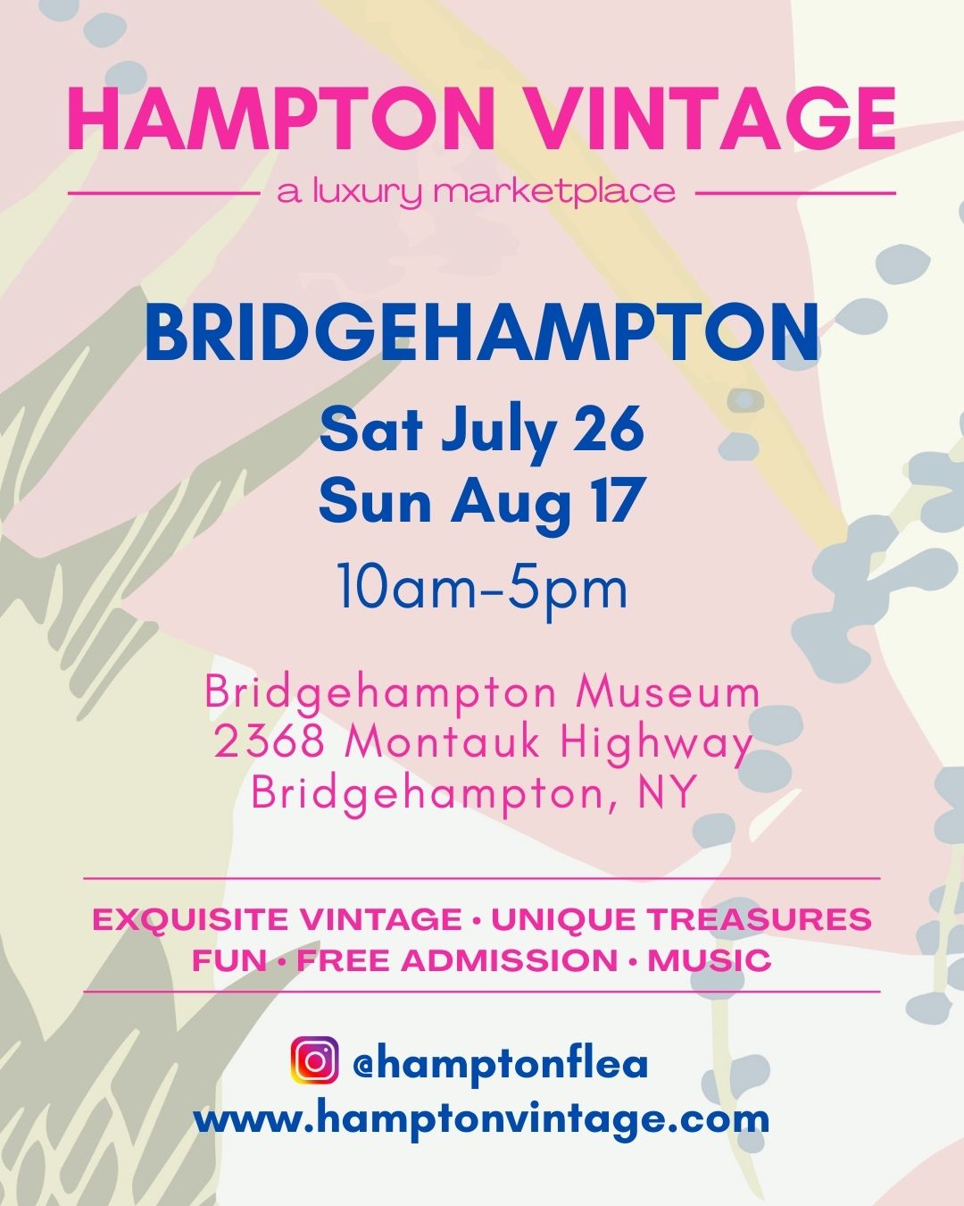 Hampton Vintage at the Bridgehampton Museum