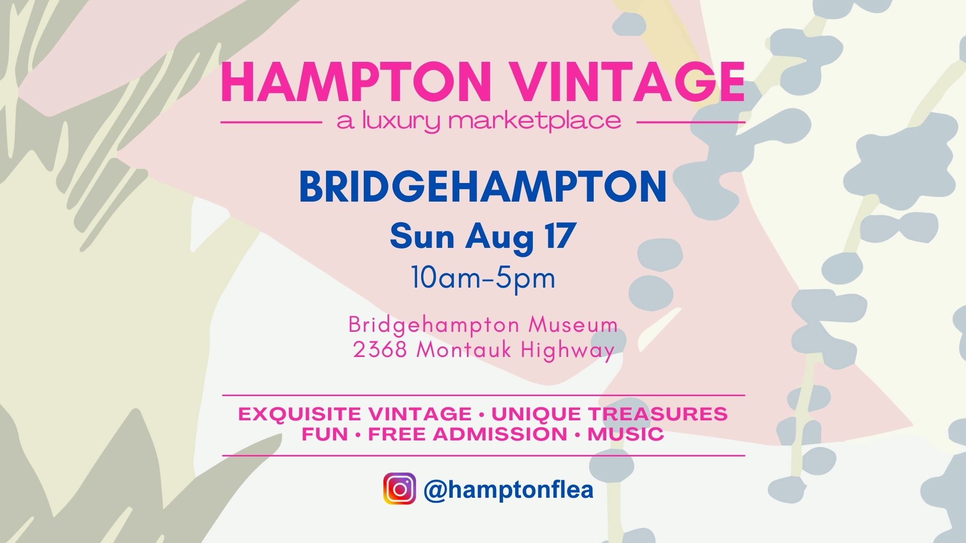 HAMPTON VINTAGE – A Luxury Marketplace