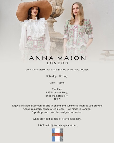 Anna Mason London Sip & Shop @ The HUB
