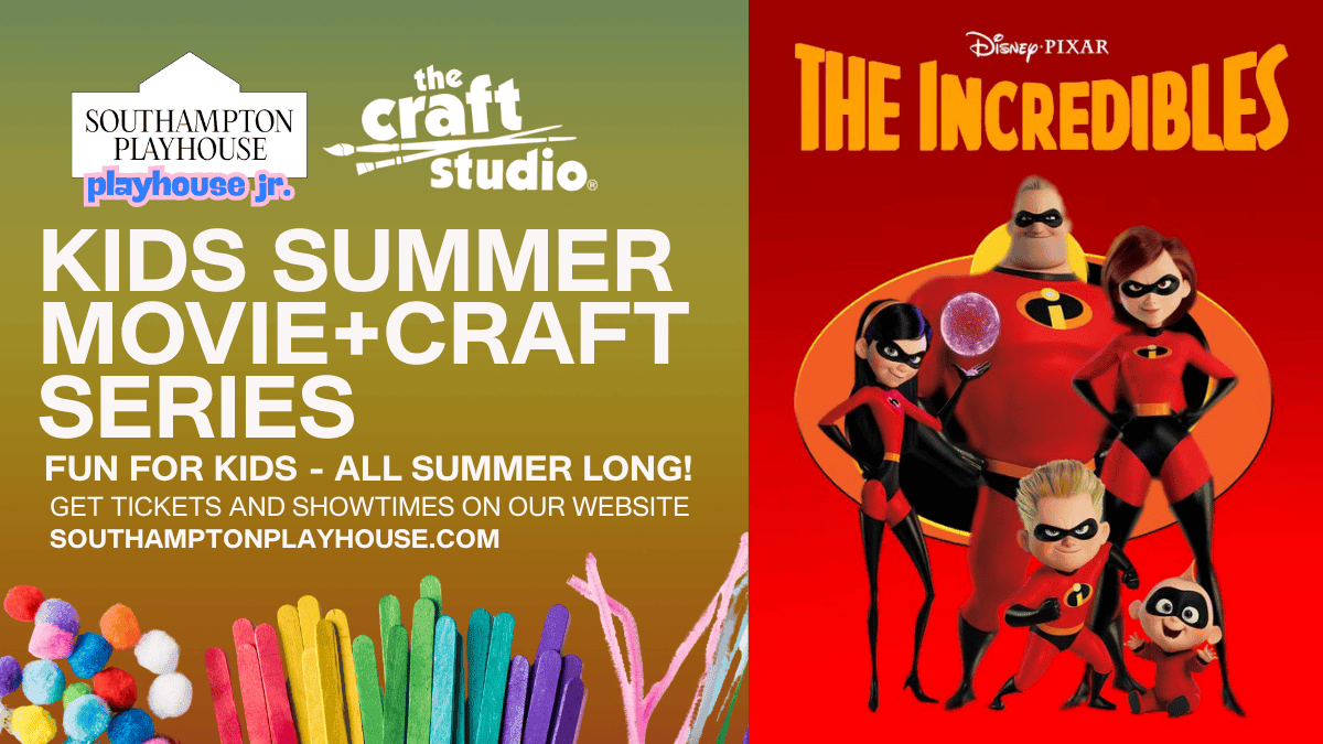 KIDS SUMMER MOVIE+CRAFT SERIES: The Incredibles