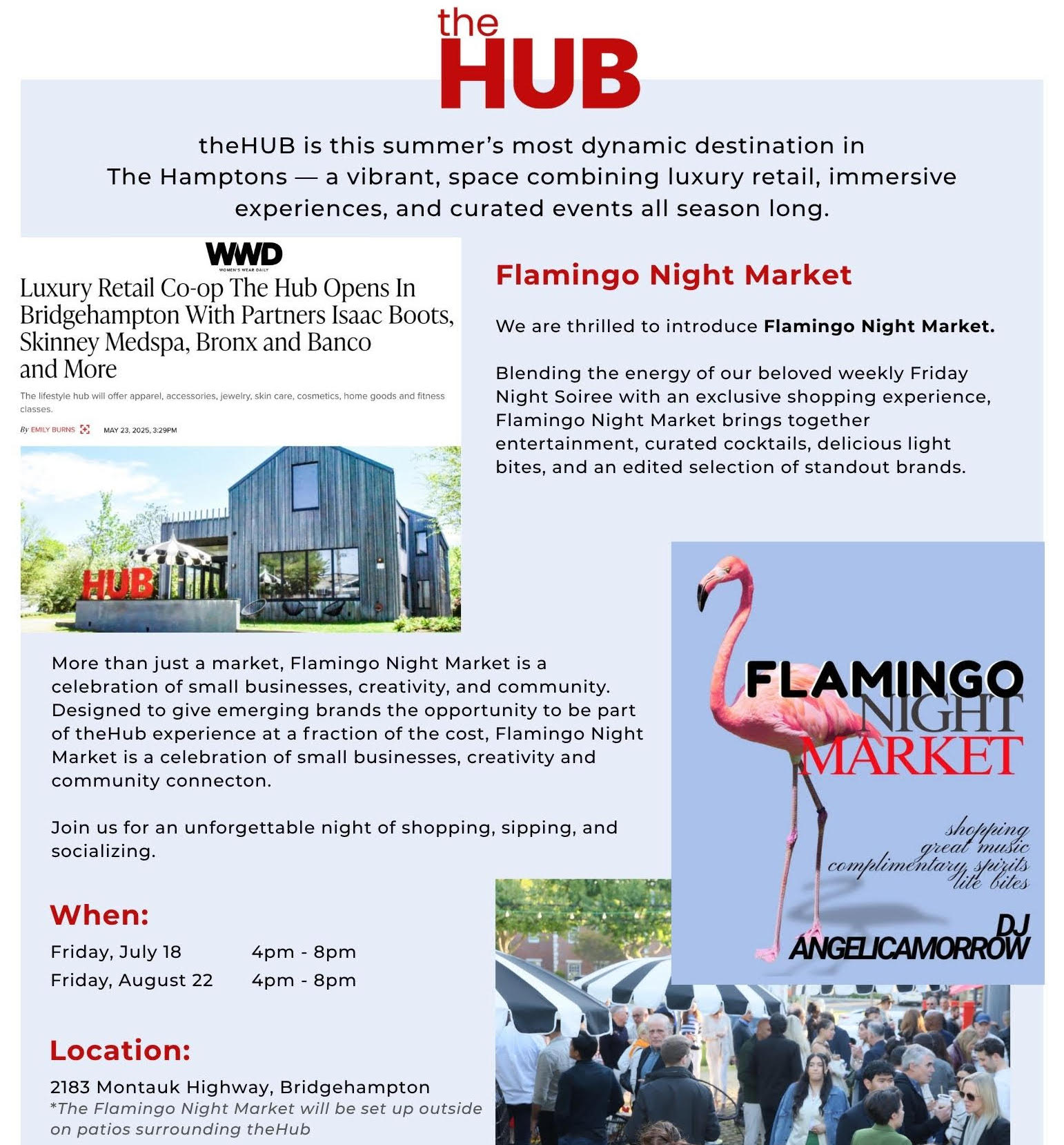 Flamingo Night Market @ The HUB