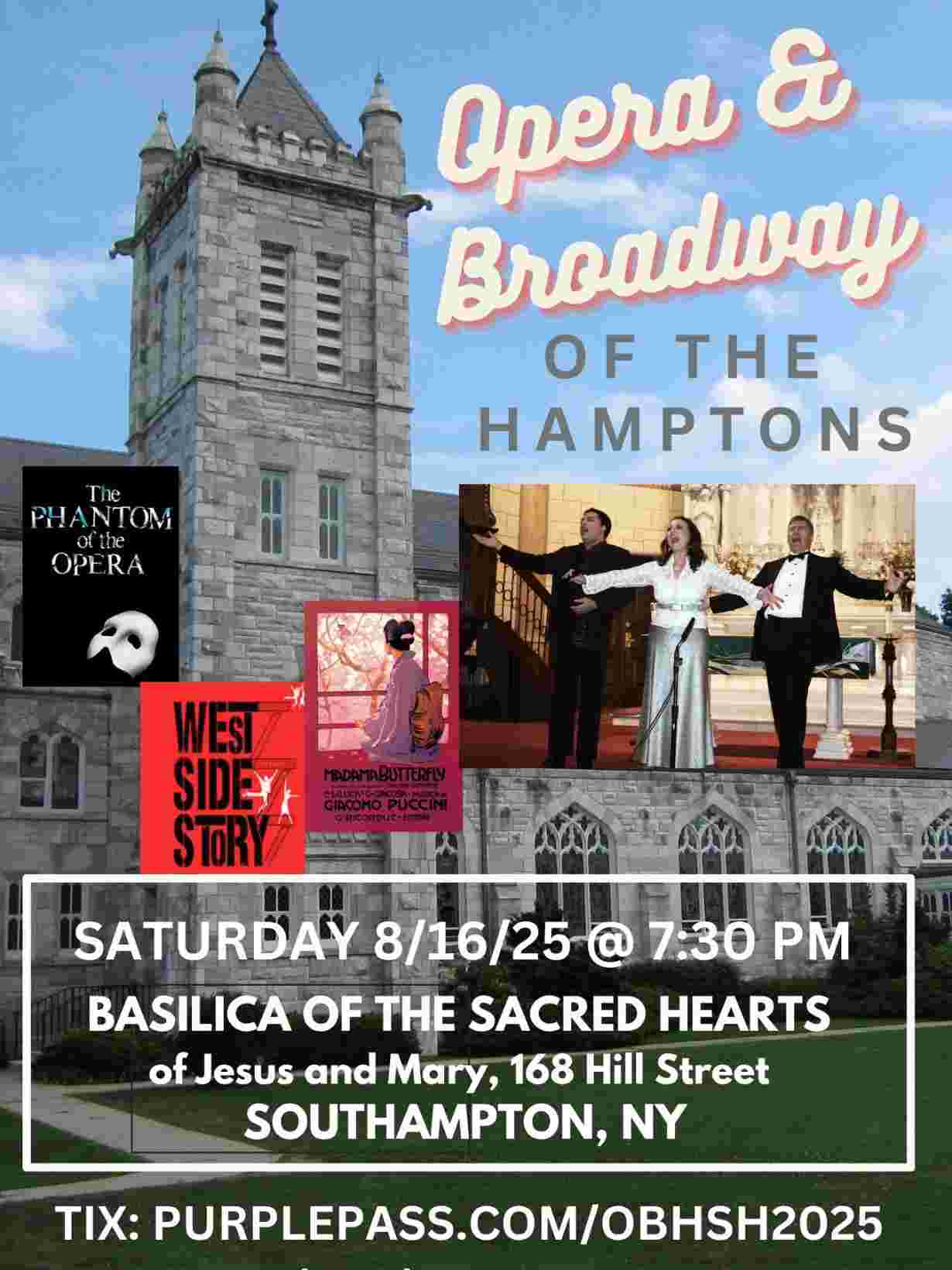 Opera and Broadway of the Hamptons SAT AUG 16 at 7:30 PM: Cristina Fontanelli and Her Fabulous Friends, A Southampton Salute to Summer