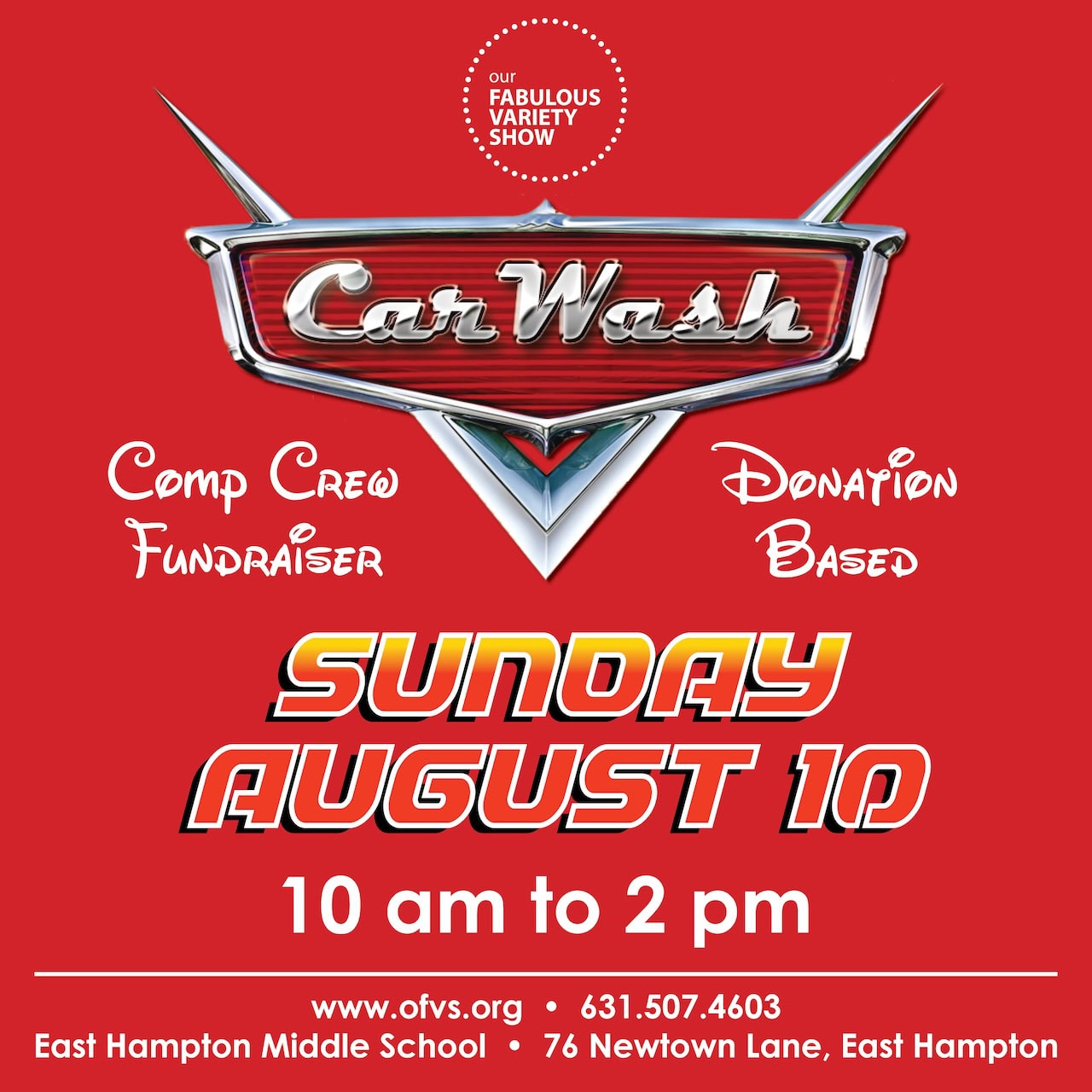 OFVS Car Wash Comp Crew Fundraiser