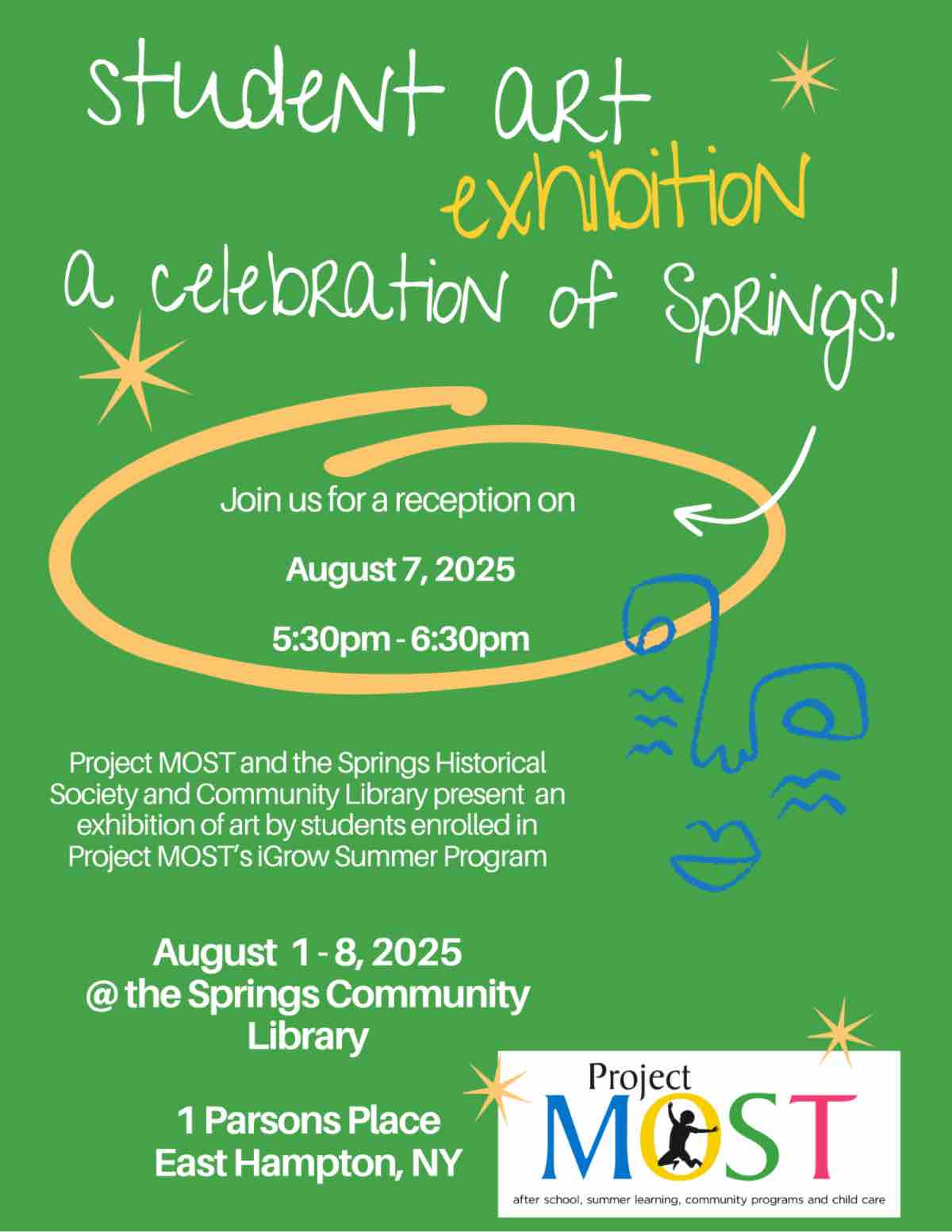 Student Art Opening A Celebration of Springs!