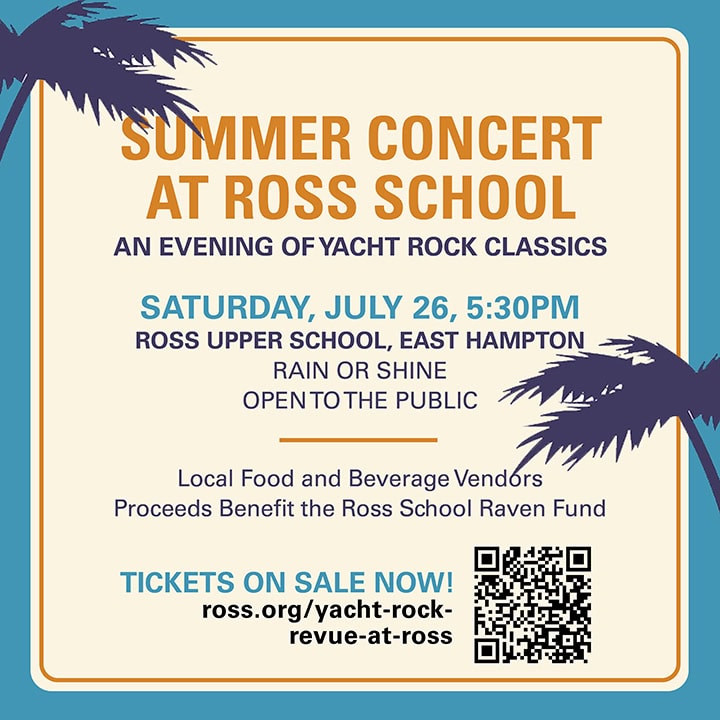Summer Concert at Ross: An Evening of Yacht Rock Classics