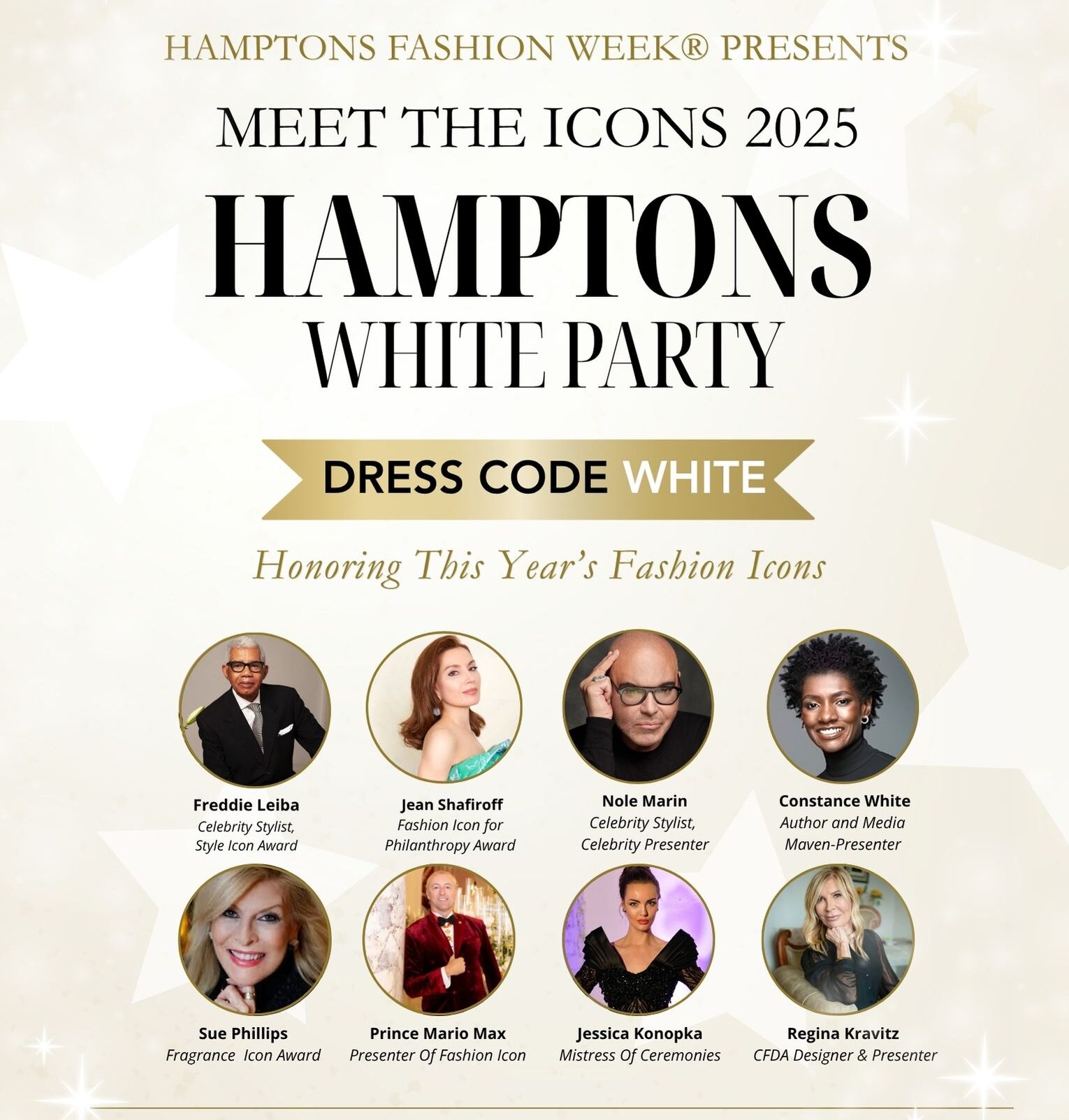 Hamptons Fashion Week Presents: Meet The Icons