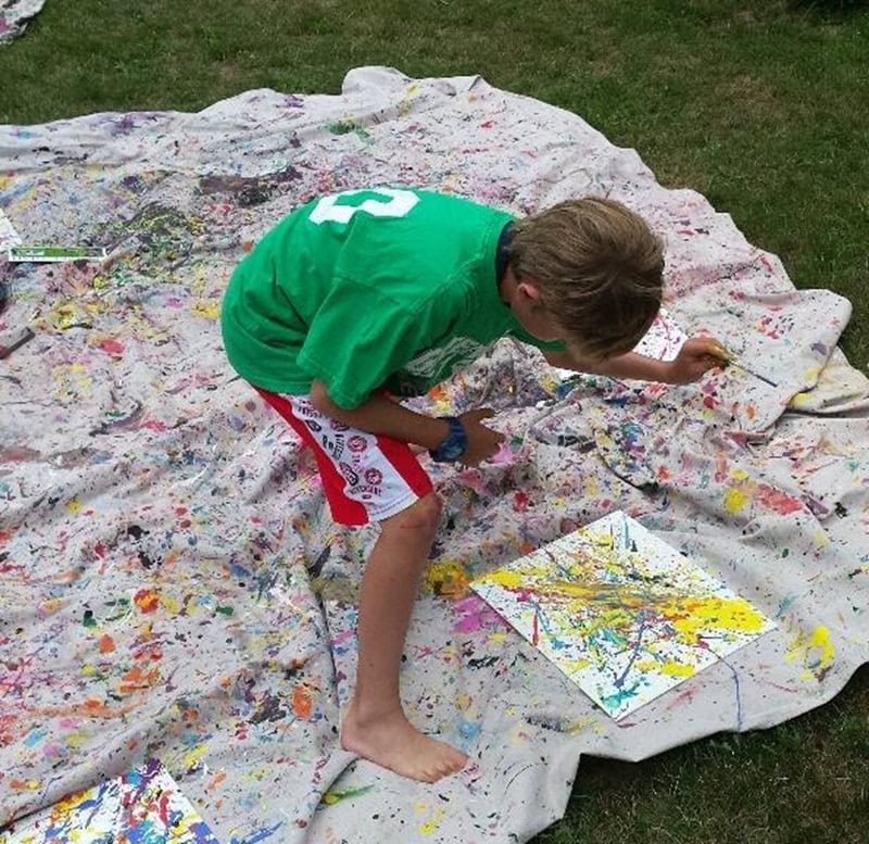 Family Drip Painting Workshop