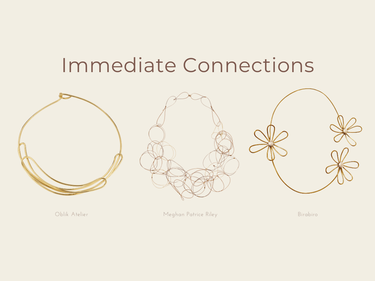 Immediate Connections: A Jewelry Exhibition At The Women’s Arts Center