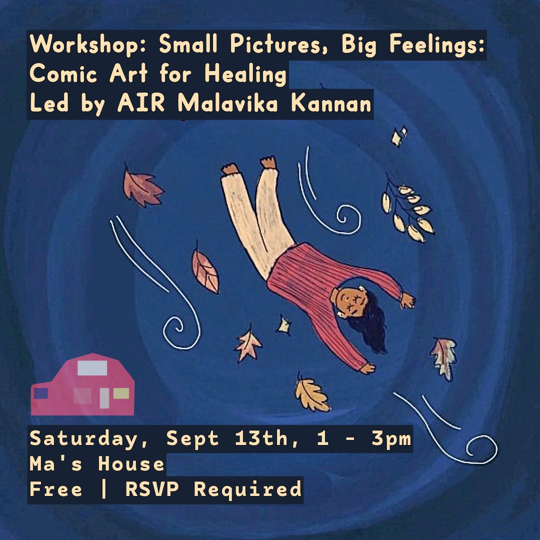 Workshop: Small Pictures, Big Feelings: Comic Art for Healing with Malavika Kannan