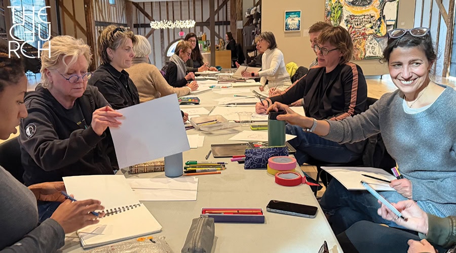 Drawing meetup with Artists Jackie Hoving and Norm Paris