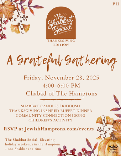 The Shabbat Social-Thanksgiving Edition