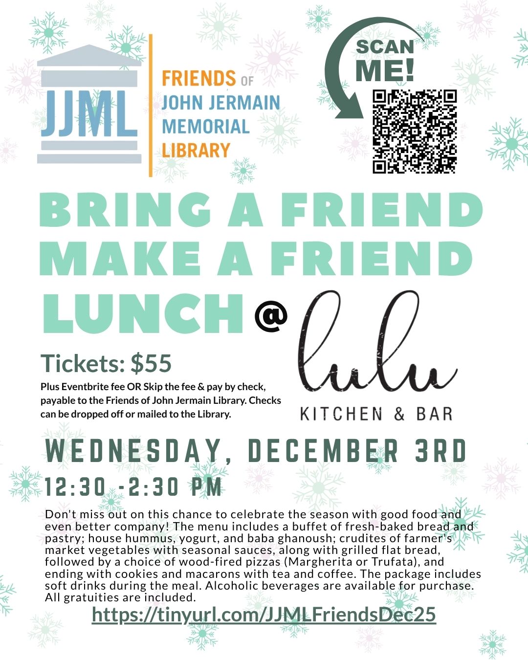 Bring a Friend; Make a Friend Holiday Lunch