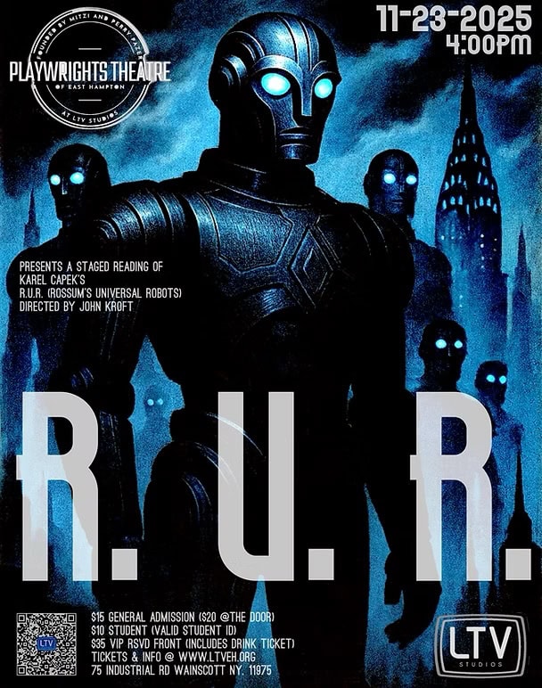 Play Reading: Rossum’s Universal Robots (R.U.R.)