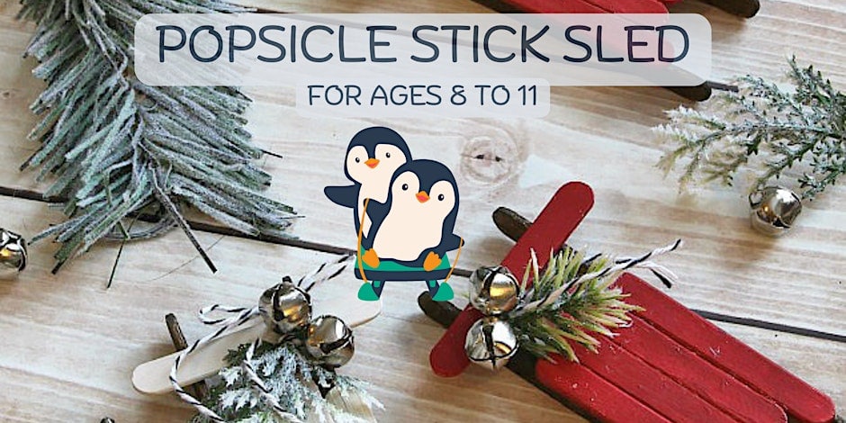 Popsicle Stick Sled